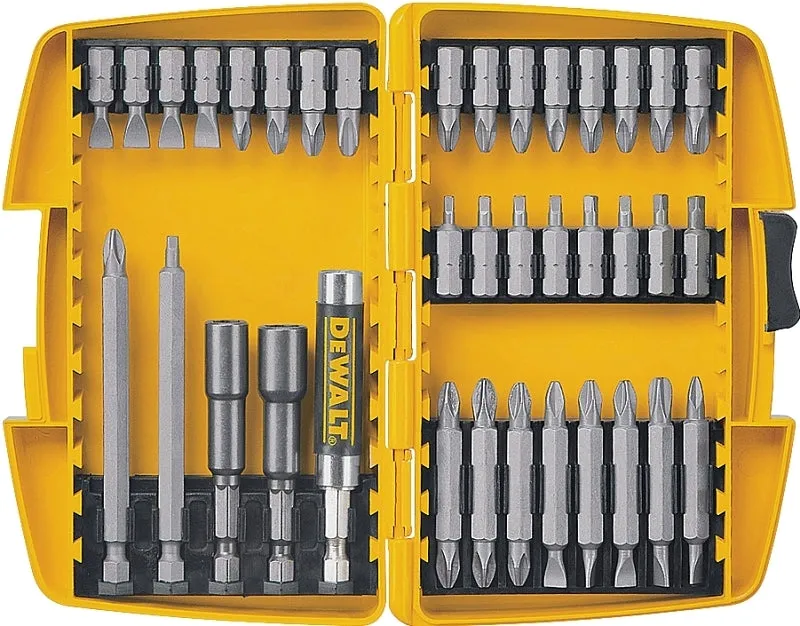 DeWALT DW2163 Screwdriver Bit Set, 37-Piece, Steel :EA: QUANTITY: 1