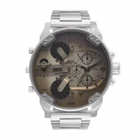 Diesel Mr. Daddy 2.0 Silver Chronograph Watch DZ7482