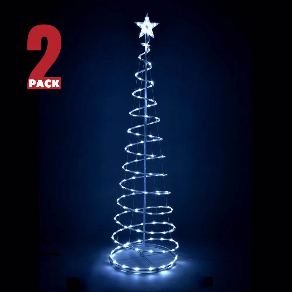 DIY 6' Spiral Christmas Tree USB Powered Indoor & Outdoor