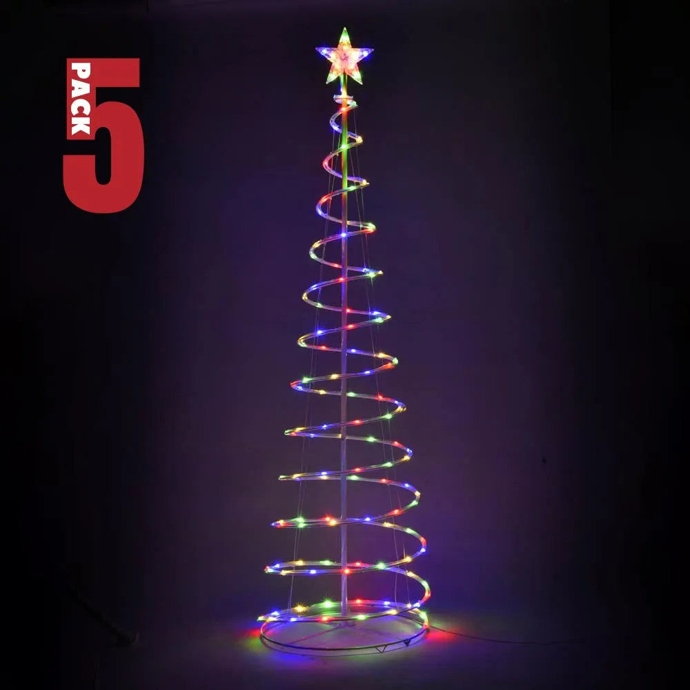 DIY 6' Spiral Christmas Tree USB Powered Indoor & Outdoor