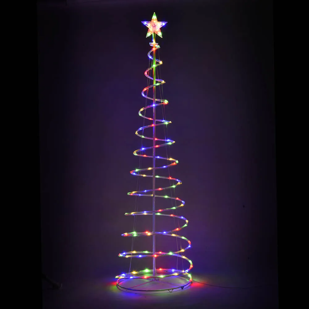 DIY 6' Spiral Christmas Tree USB Powered Indoor & Outdoor