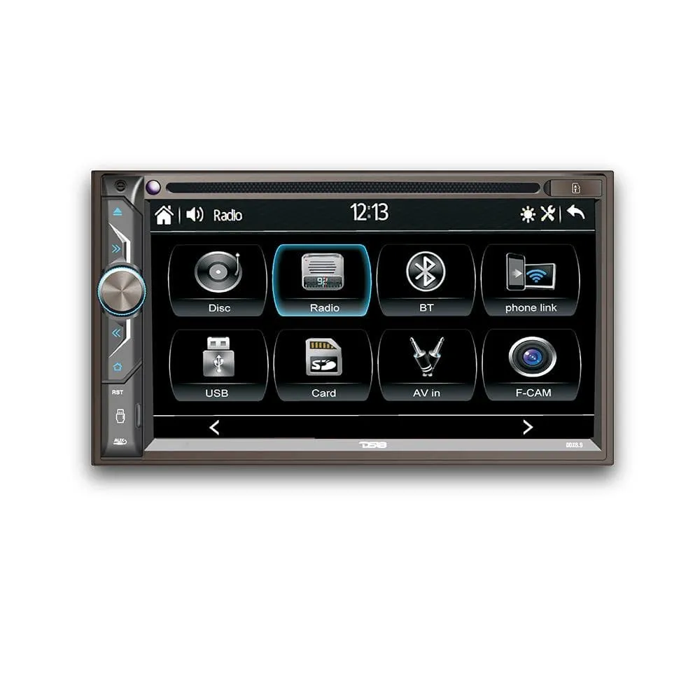 DS18 6.9" Touchscreen Double DIN Bluetooth DVD USB AUX AM FM Mirror Link DDX6.9