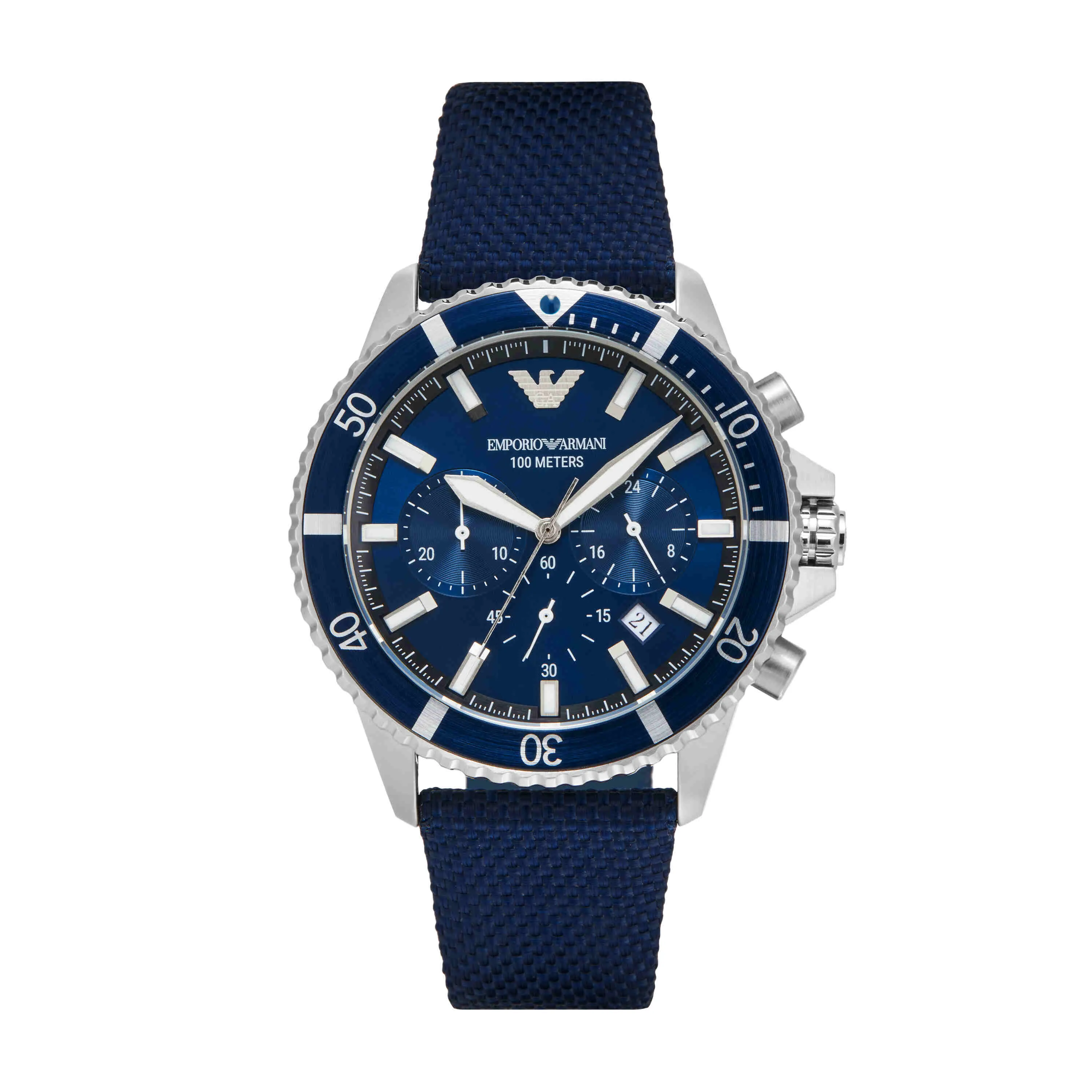 Emporio Armani Blue Chronograph Watch AR11588