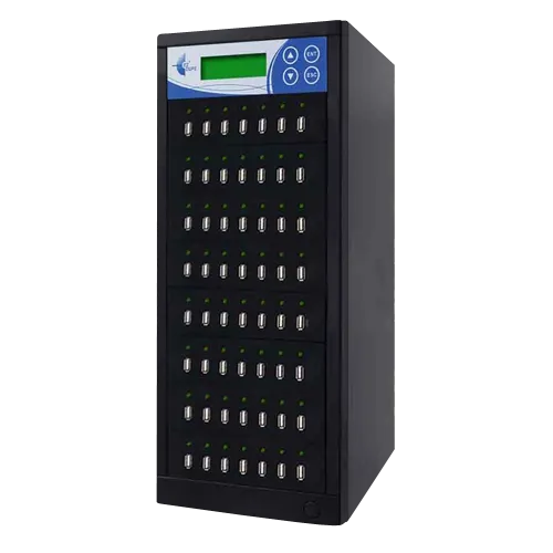 EZ Dupe 1 to 55 USB Duplicator - Flash Media Cloner & Eraser (DoD Compliant) EZDUSB55T