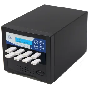 EZ Dupe 1 to 7 USB Duplicator - Flash Media Cloner & Eraser (DoD Compliant) EZDUSB7T