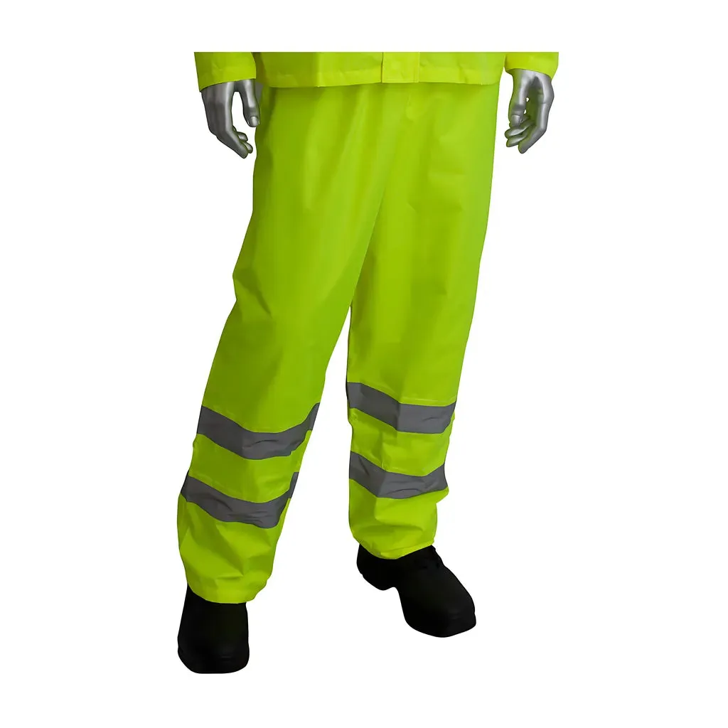 Falcon 353-1000LY-S/M ANSI Type R Class 3 Two-Piece Value Rainsuit Set