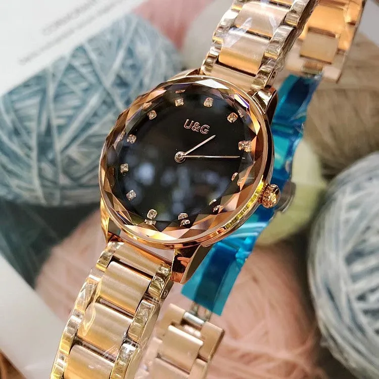 Fashion Rhinestone Stainless Steel Women’s Watch