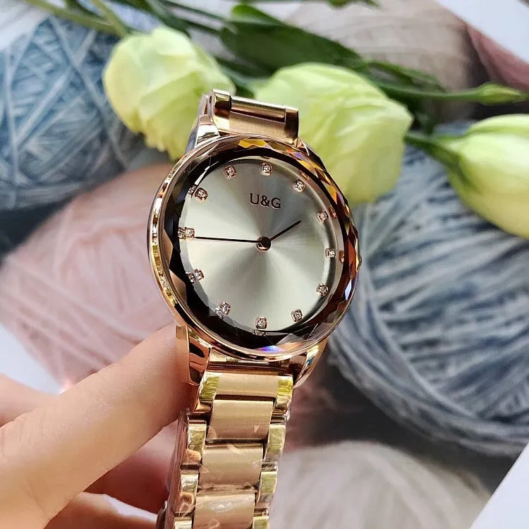 Fashion Rhinestone Stainless Steel Women’s Watch