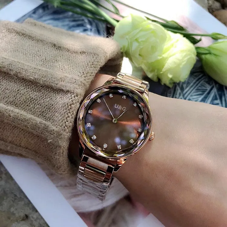 Fashion Rhinestone Stainless Steel Women’s Watch