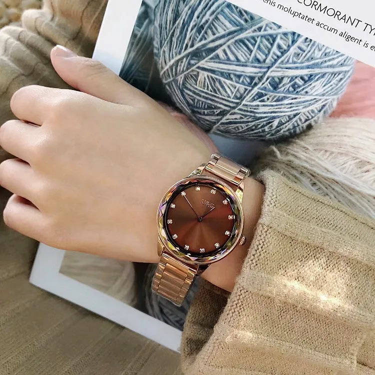 Fashion Rhinestone Stainless Steel Women’s Watch