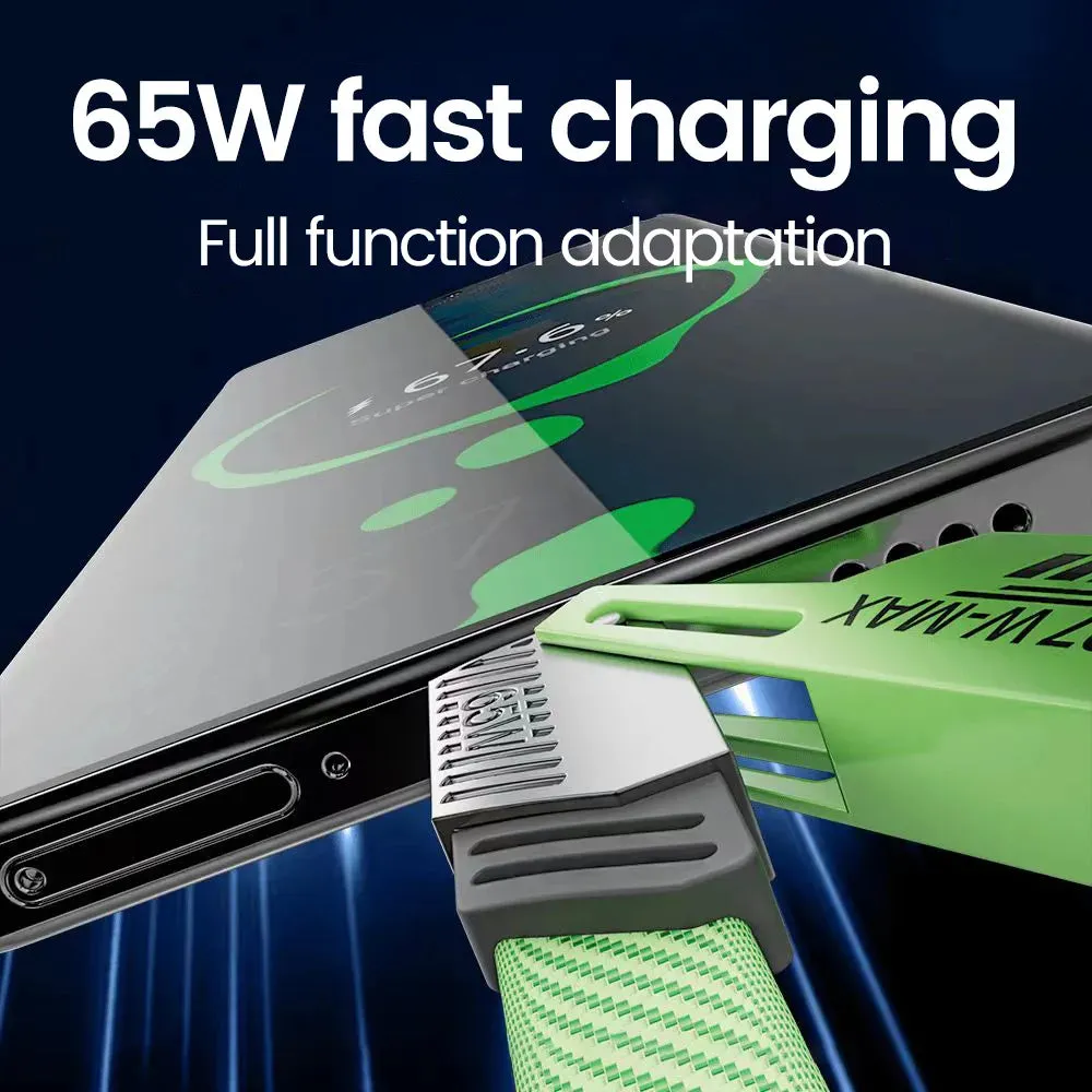 Fast charging cable|4 in 1 USB Cable Fast Charging Data Cable PD 65W 27W USB C Charger Wire for MacBook Pro Samsung Xiaomi Huawei Redmi iPhone 15