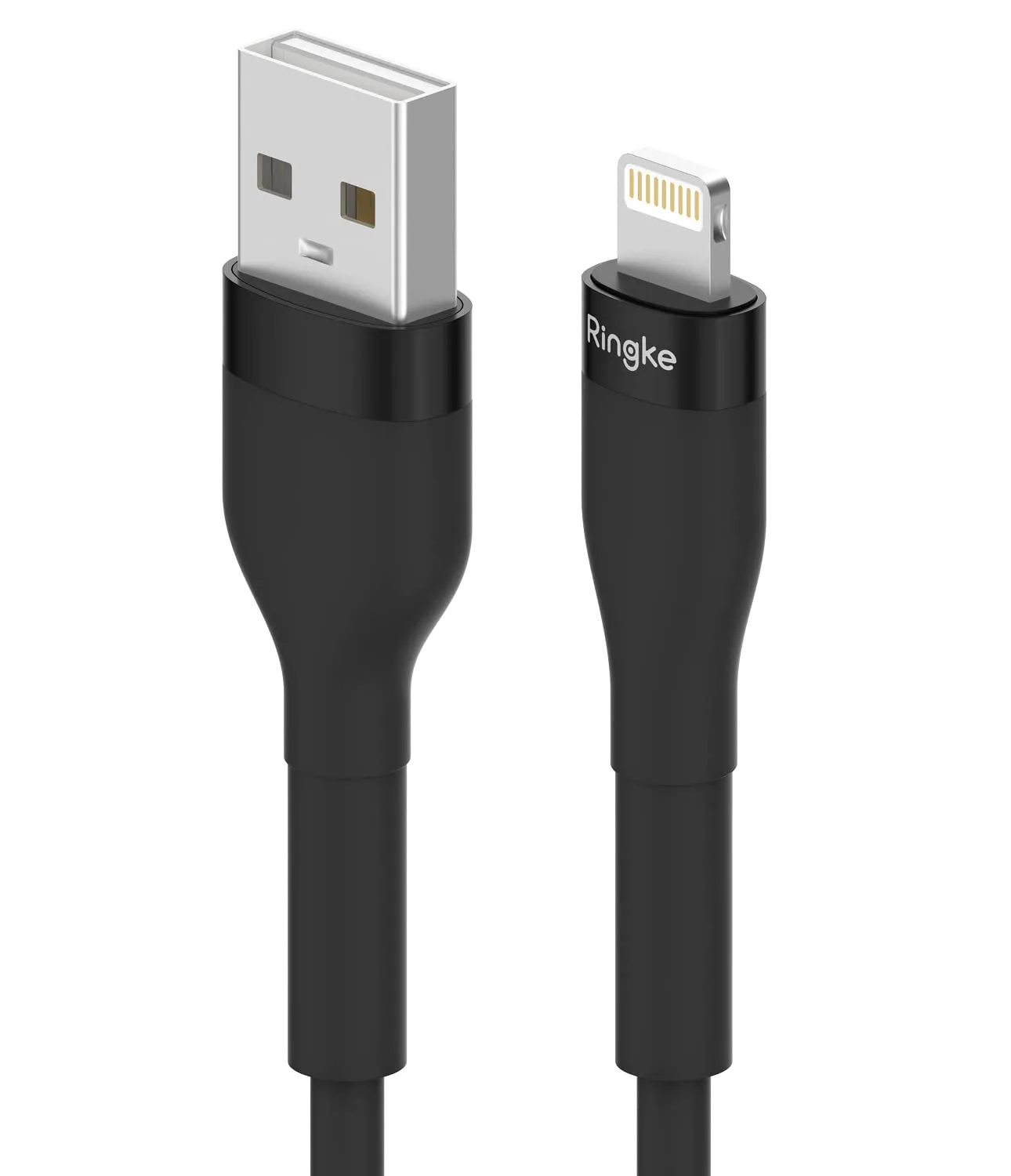 Fast Charging Pastel Cable | USB Type A to Lightning |  1.2m  Black