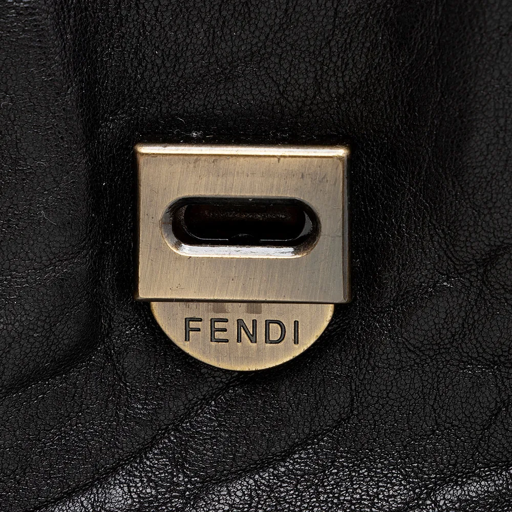 Fendi Leather B Bag Shoulder Bag (SHF-14761)