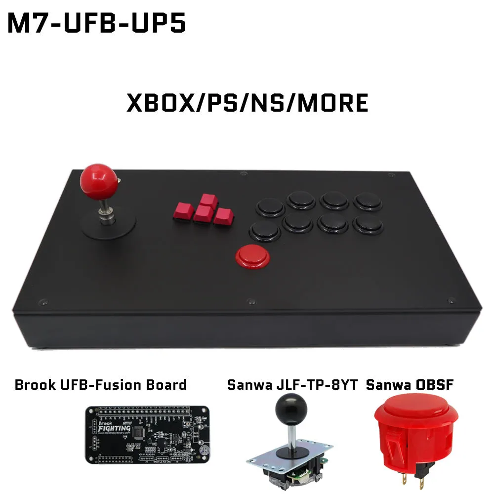 FightBox M7 Keyboard Button Leverless Arcade Game Controller