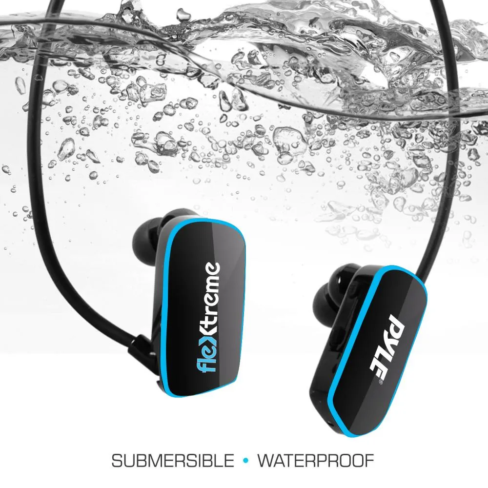 Flextreme Waterproof Mp3 Player With Headphones, 8Gb Built-In Memory