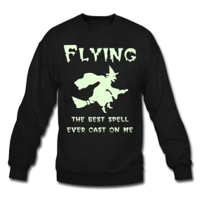 Flying Spell Unisex Sweatshirt - Glow in the Dark