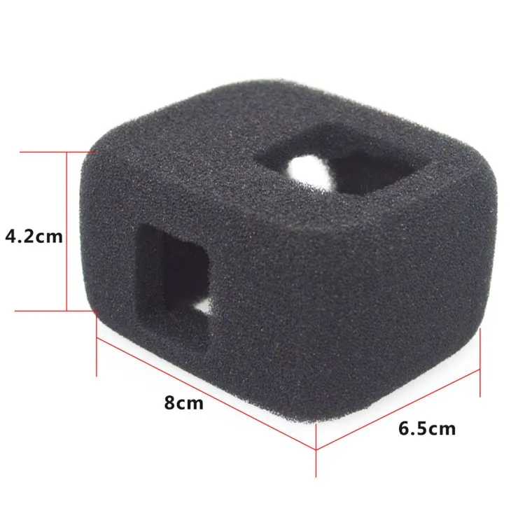 Foam Windshield Housing Case for GoPro HERO7 Black /6 /5(Black)