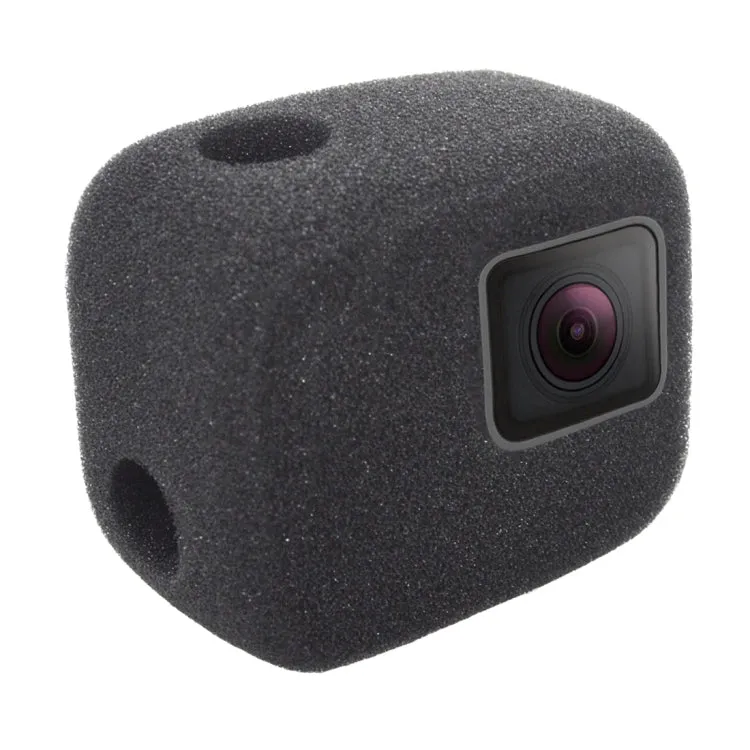 Foam Windshield Housing Case for GoPro HERO7 Black /6 /5(Black)