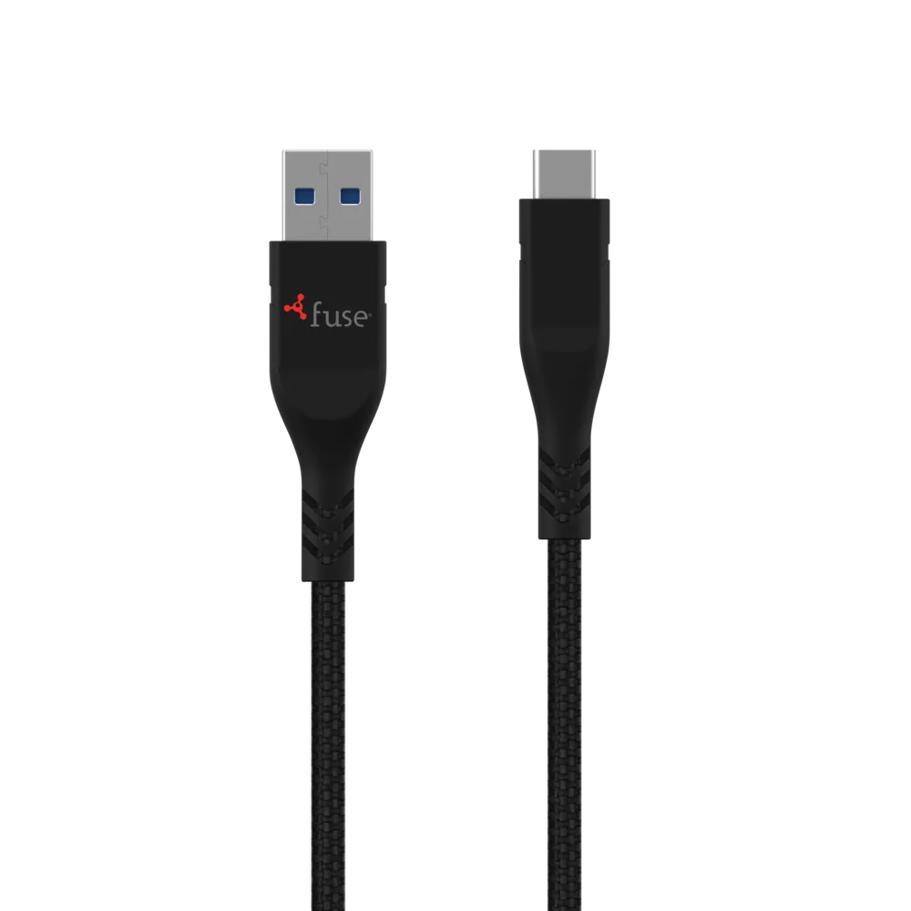 FONEGEAR 7968 Fuse 6 foot Rugged USB-C to USB-A Data & Charging Cable