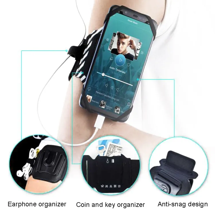 For 4.5-7 inch Phone Sports Removable Bag, Style: Armband(Green)