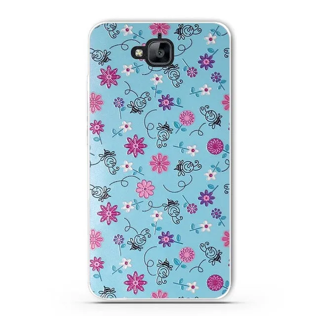 For Huawei Y6 Pro Cases Painted Phone Case For Huawei Honor 4C Pro Y6 Pro Enjoy 5 Honor Holly 2 Plus 5.0 inch Case Painted Cover