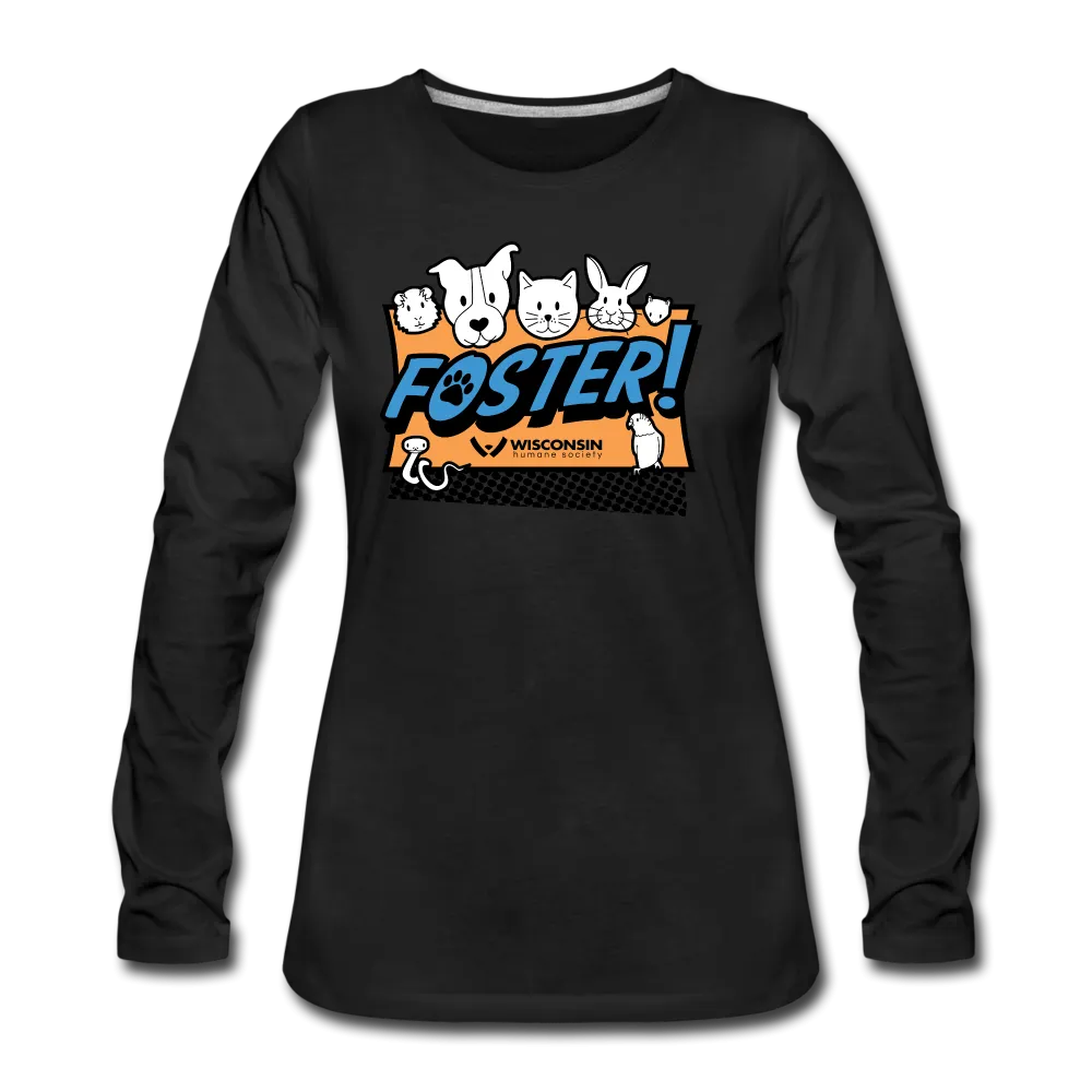 Foster Logo Contoured Premium Long Sleeve T-Shirt