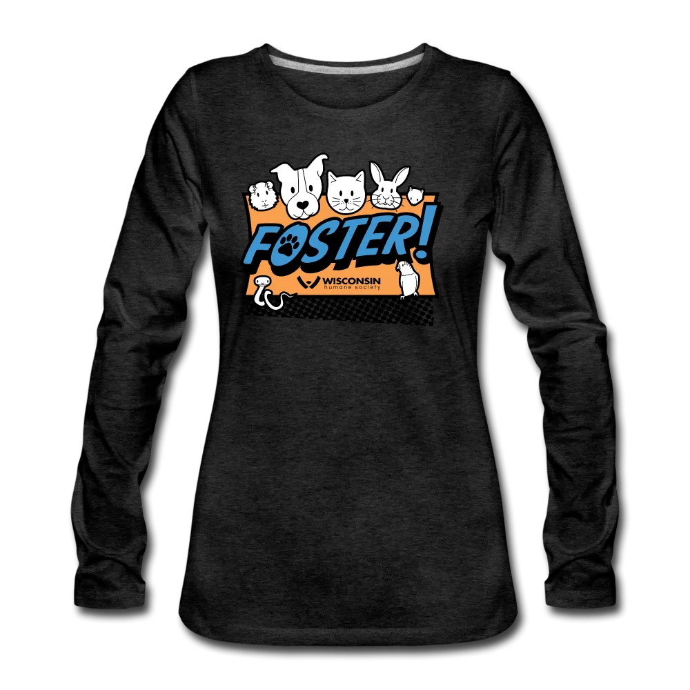 Foster Logo Contoured Premium Long Sleeve T-Shirt