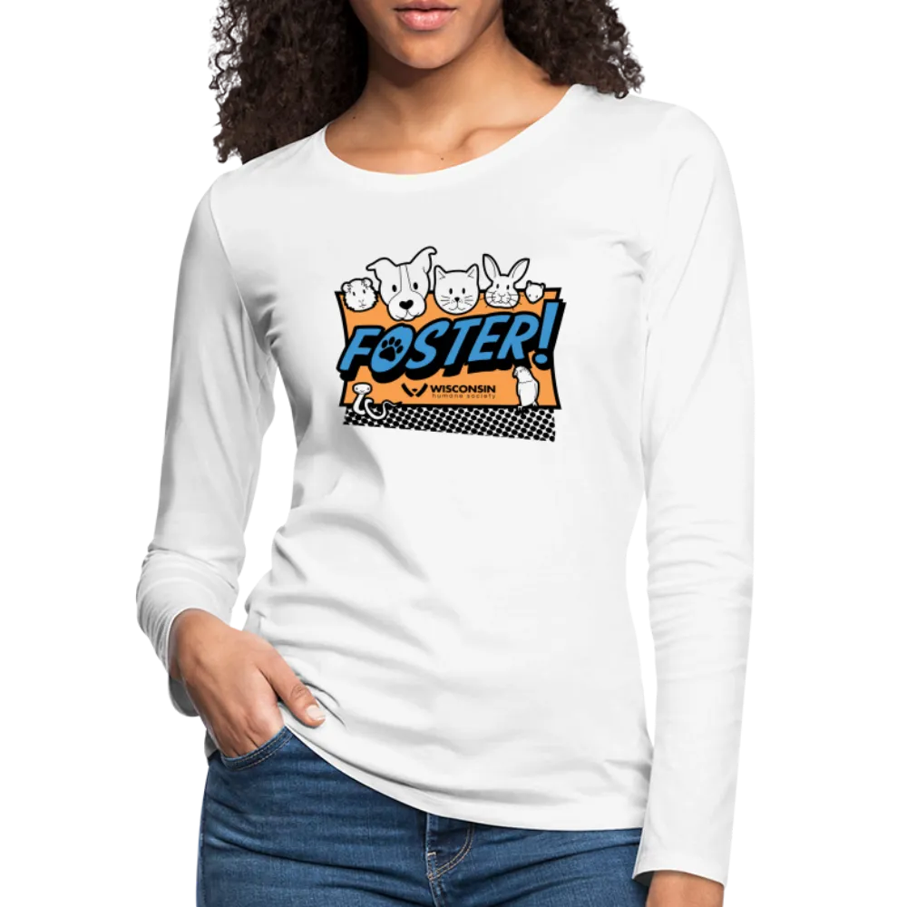 Foster Logo Contoured Premium Long Sleeve T-Shirt