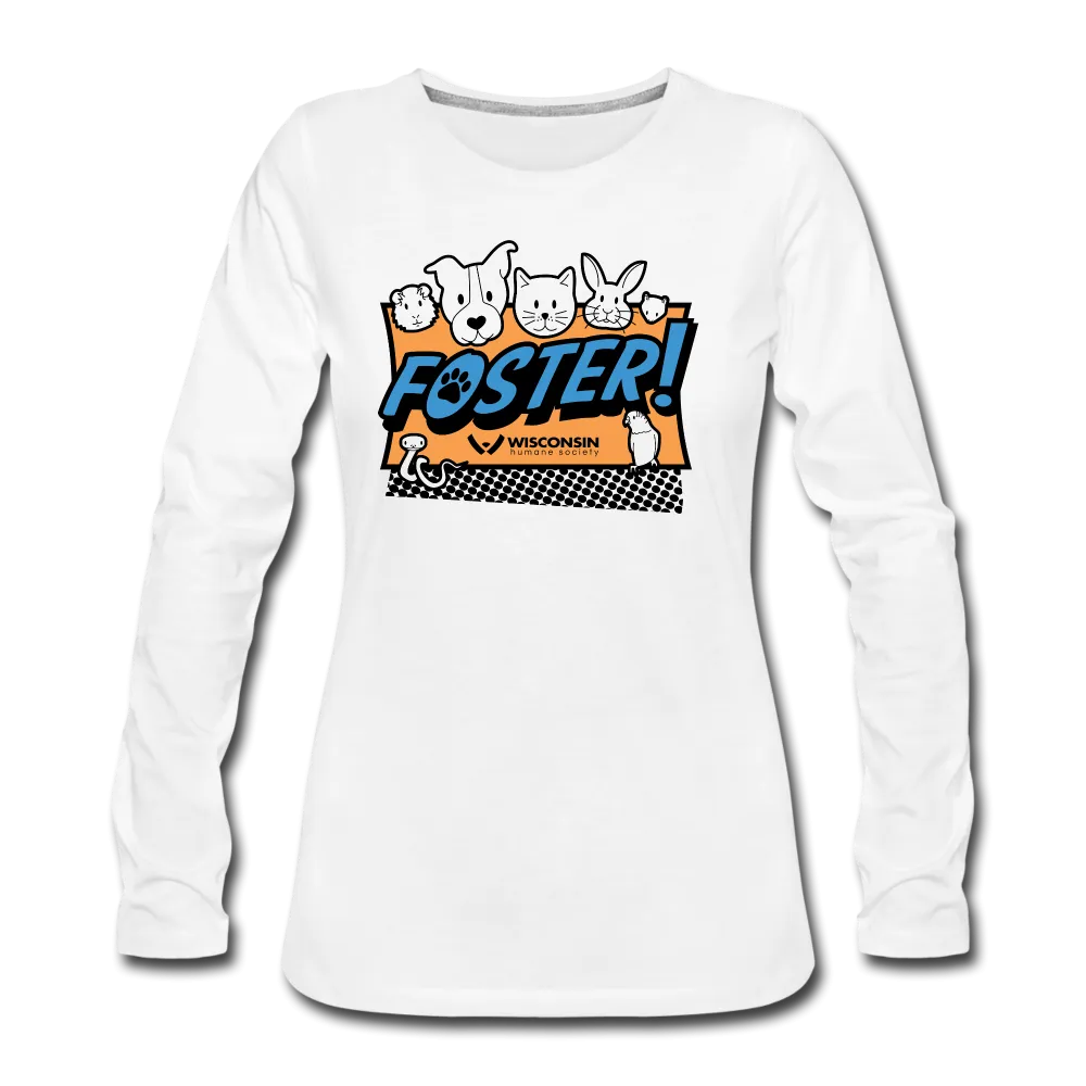 Foster Logo Contoured Premium Long Sleeve T-Shirt