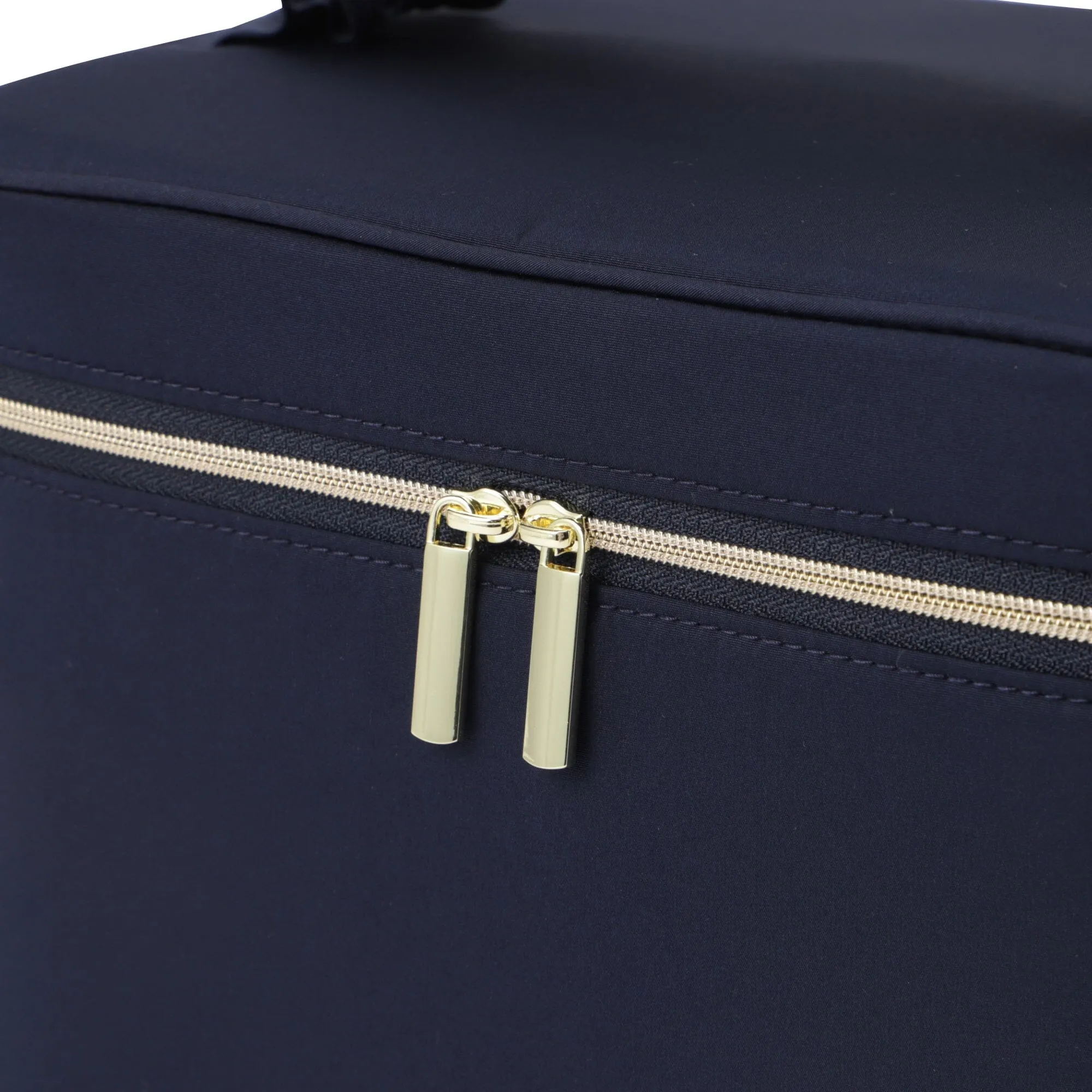 Frill Vanity Pouch L Navy