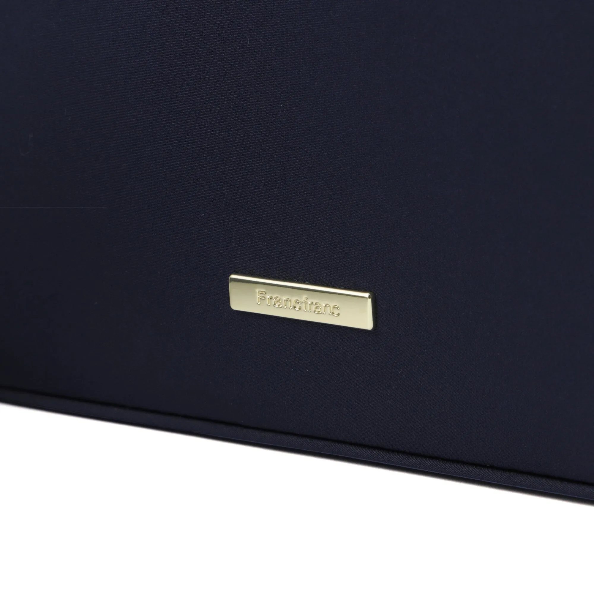 Frill Vanity Pouch L Navy