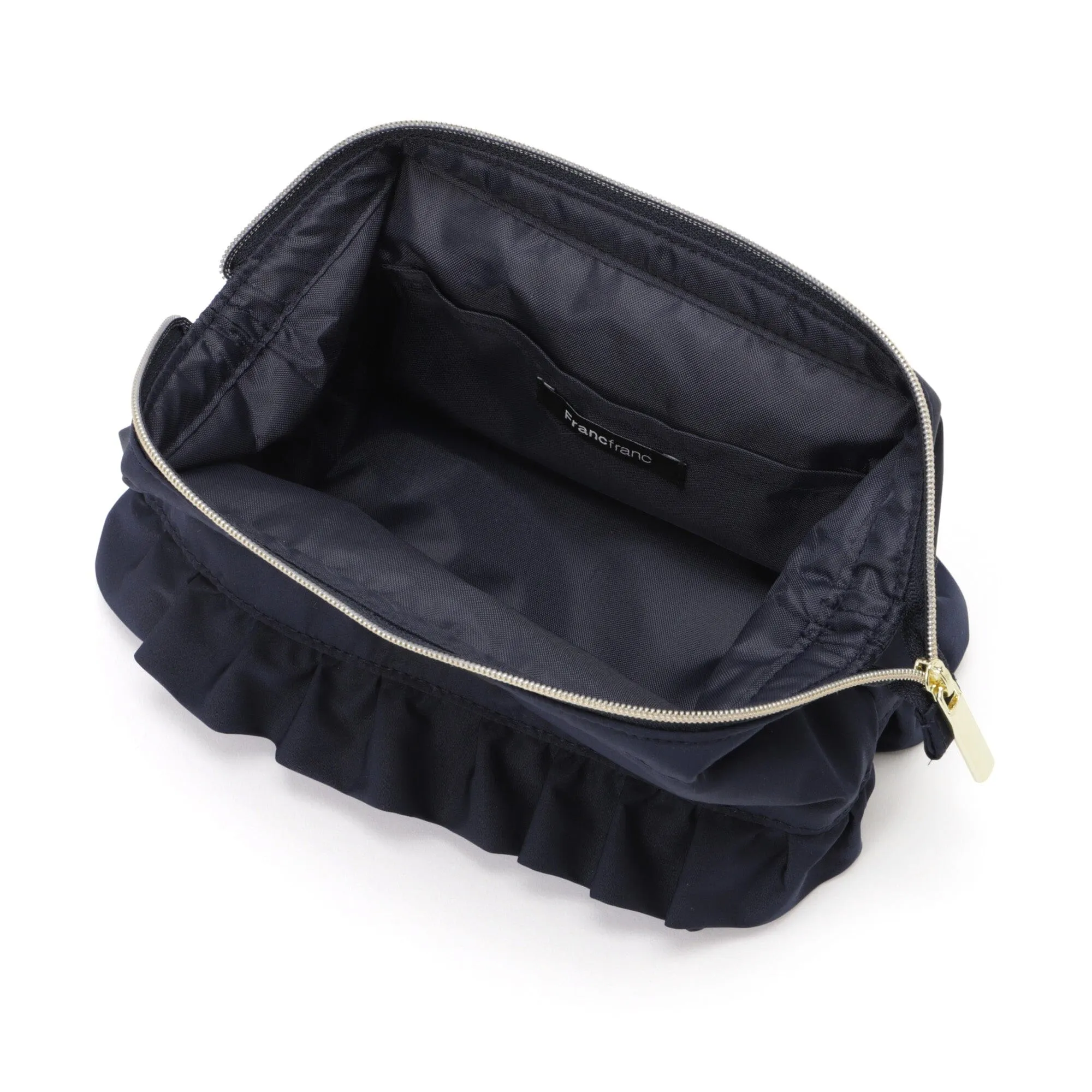 Frill Wire Pouch  Navy