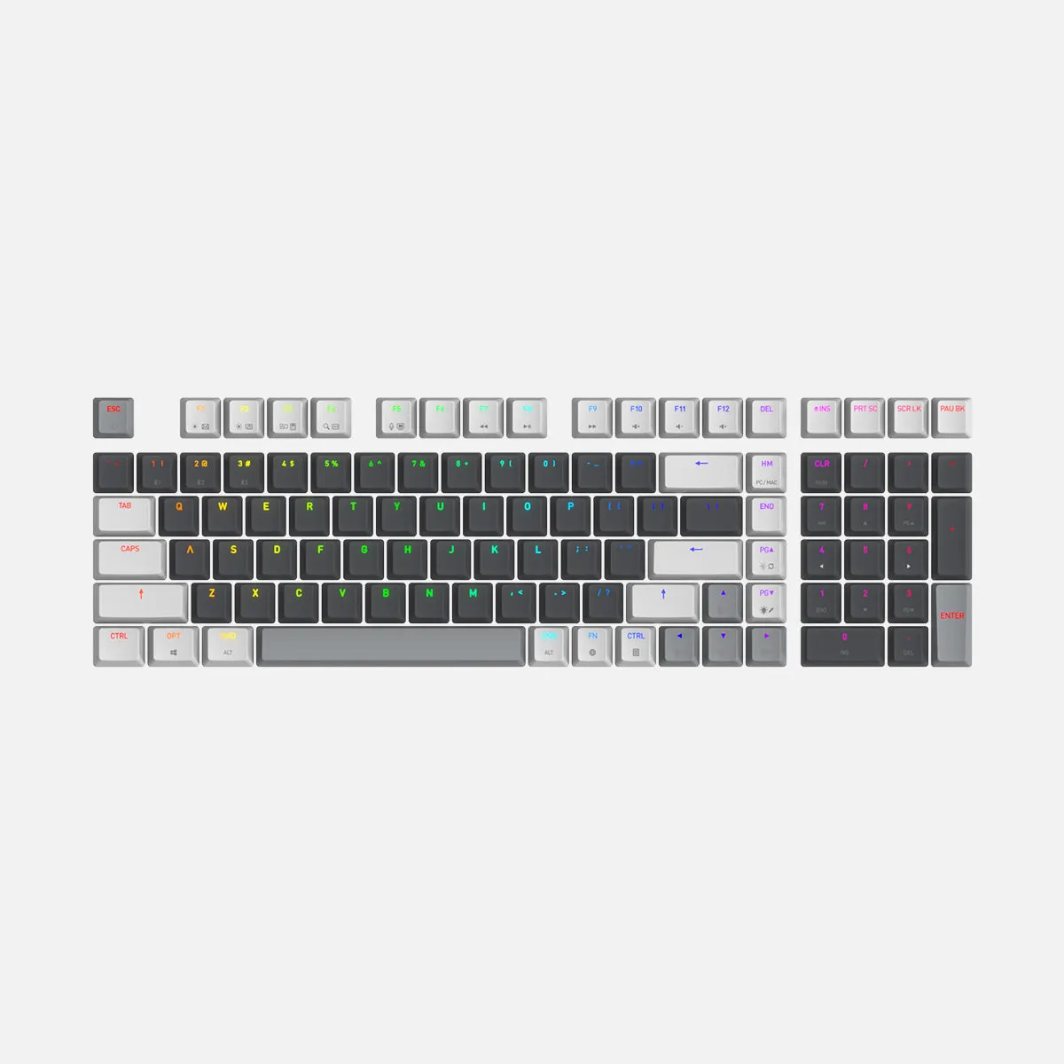 Galaxy Keycaps - 98% Layout