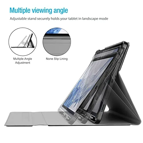 Galaxy Tab S7 Plus/ Tab S7 FE/ Tab S8 Plus 12.4 Case with Detachable Keyboard | ProCase