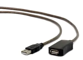 Gembird Usb A/Usb A M/F 10M Usb Cable Usb 2.0 Black