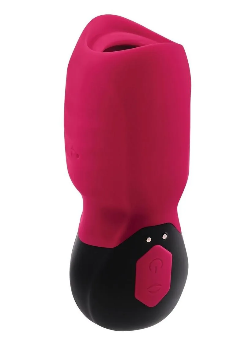 Gender X Body Kisses Rechargeable Silicone Vibrating Suction Massager