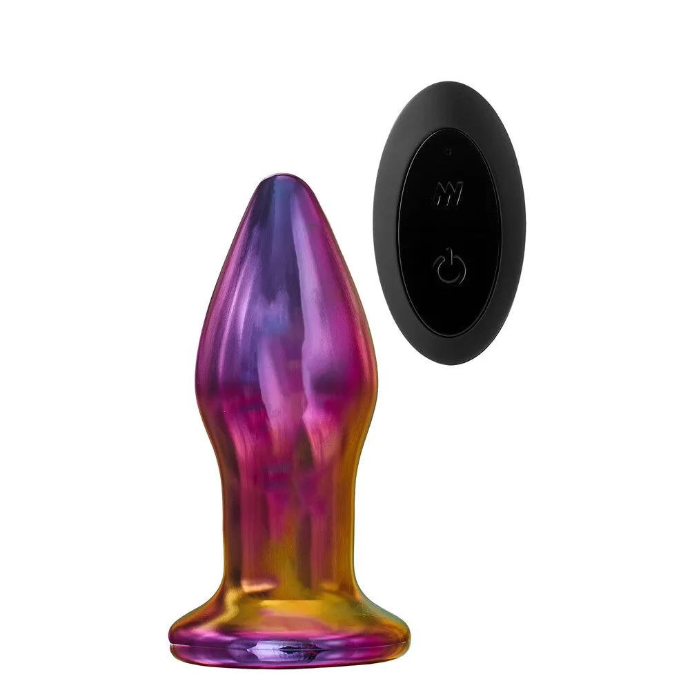 Glamour Glass Remote Control Butt Plug