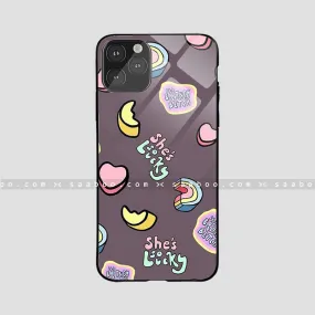 Glossy Protective Case With Lucky Fashion