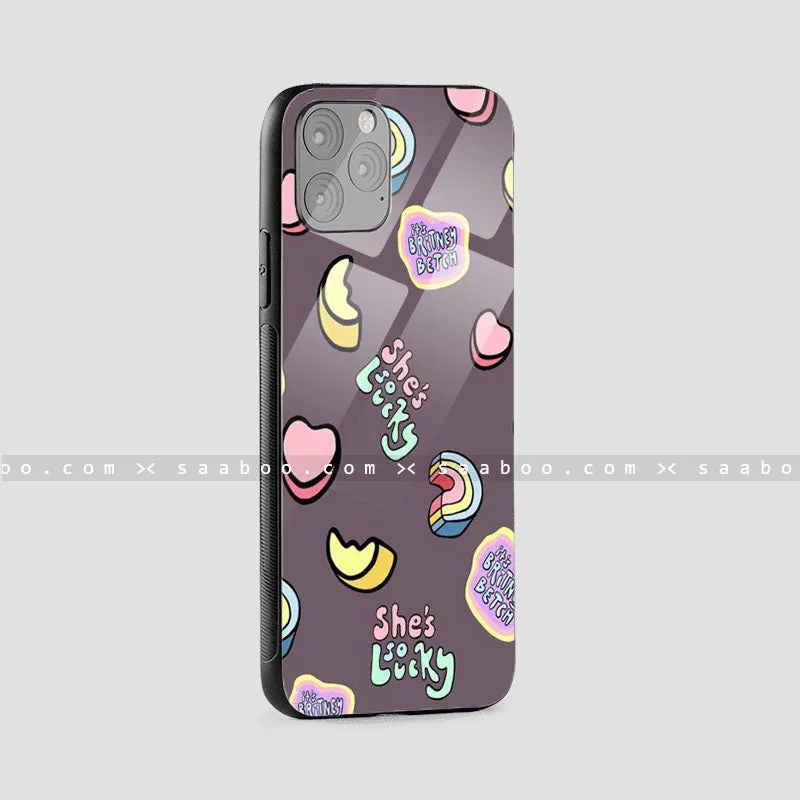 Glossy Protective Case With Lucky Fashion