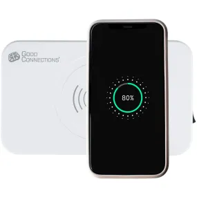 Goodconnections Usb Desktop Ladestation 60W 5-Port Usb-C/4Xusb-A 10W Qi Wireless Charging Weiß