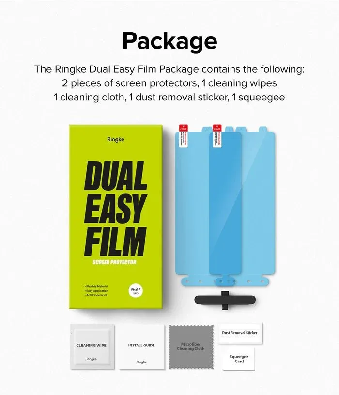 Google Pixel 7 Pro Screen Protector Dual Easy Film 2 Pack