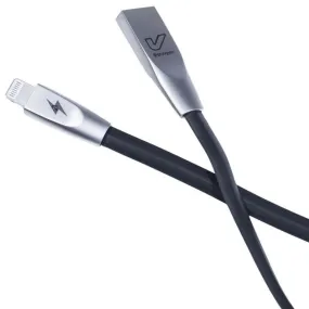 Gruv Gear CBL-APPL-6INBLK OKTANE™ Charging Cable - Lightning to USB-A, 6in, Black