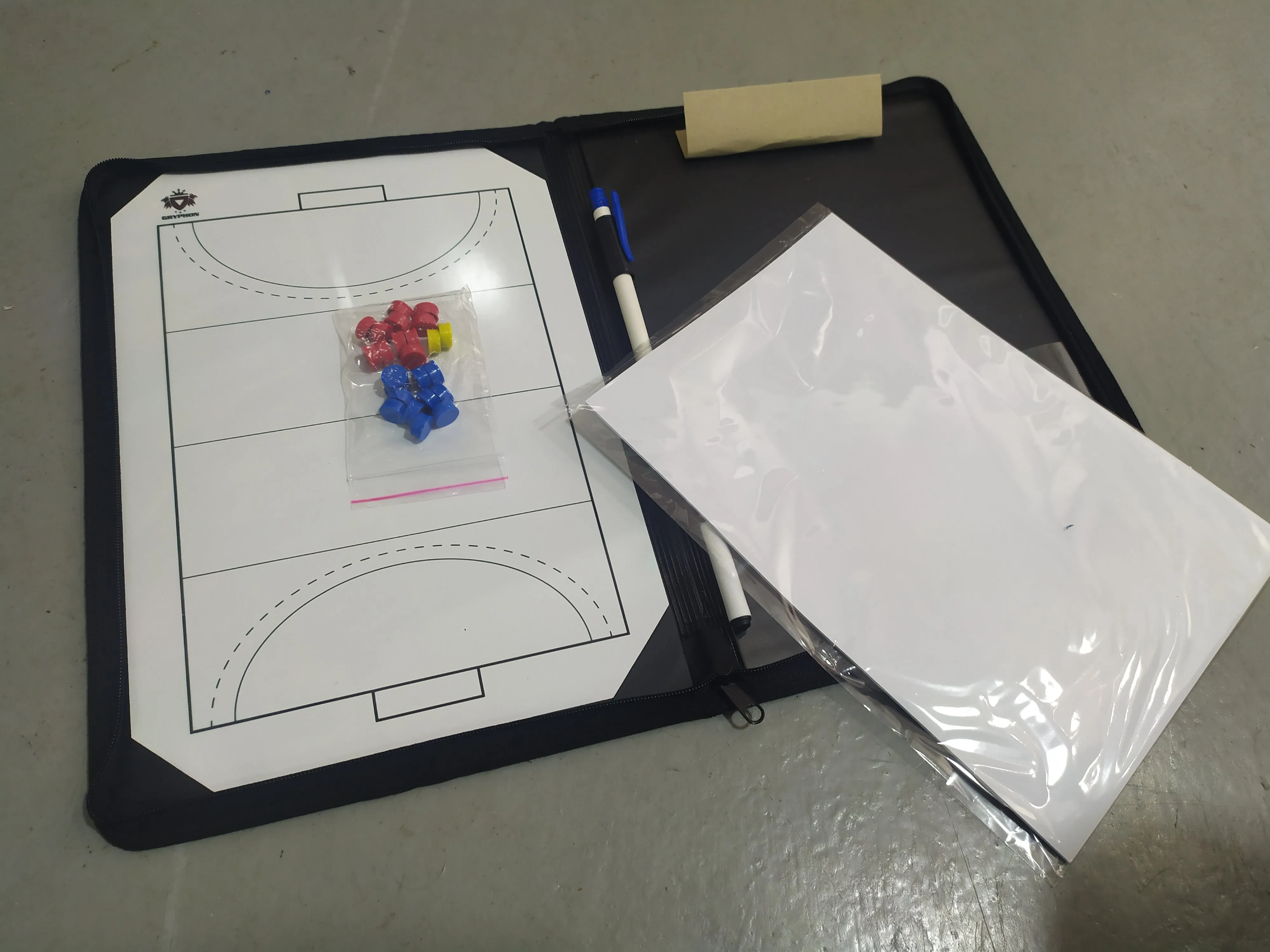 HOCKEY Coaching Folder - Magnetic Strategy Board -