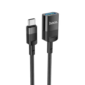 HOCO 3.0 USB-A Female to USB-C Male Extension Cable