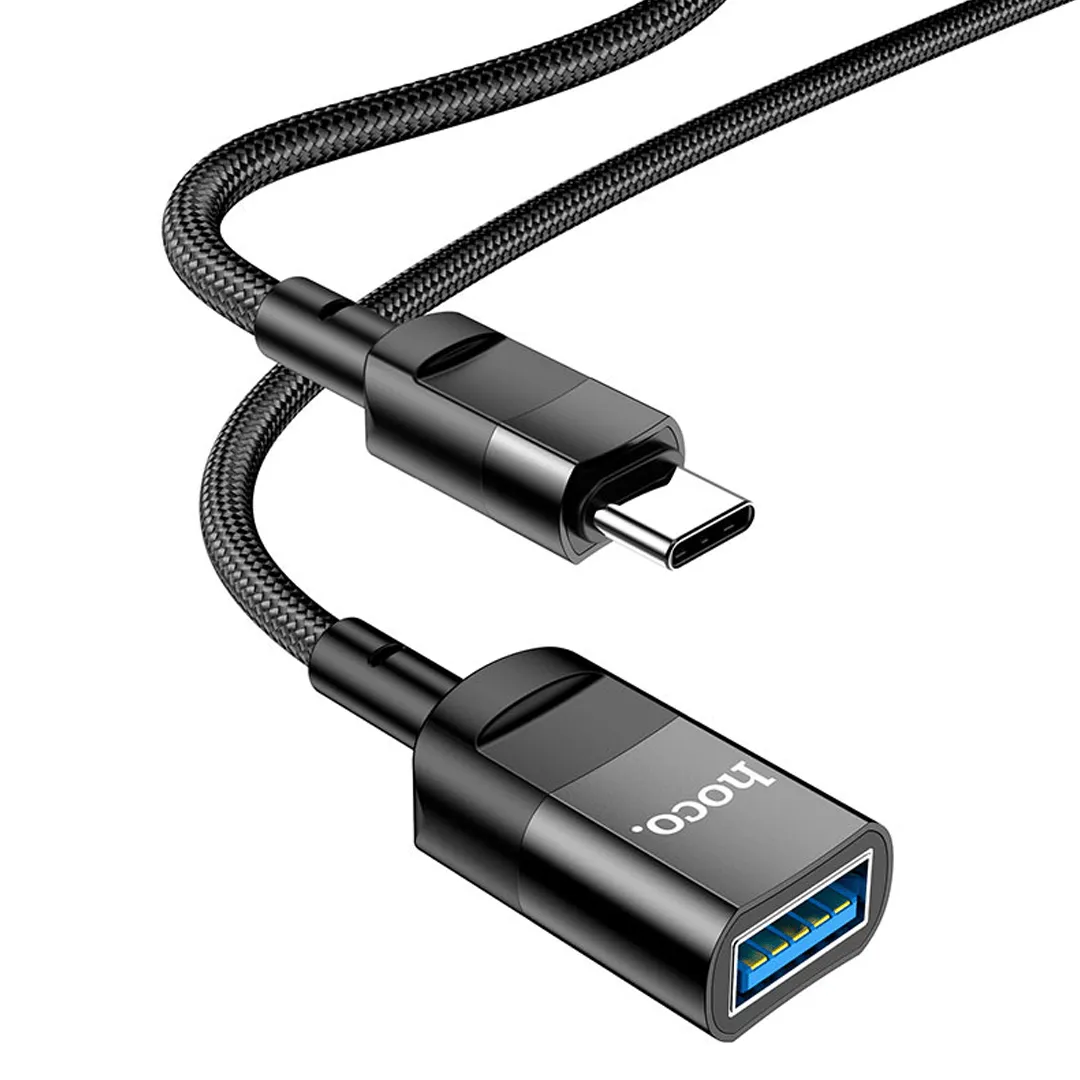 HOCO 3.0 USB-A Female to USB-C Male Extension Cable