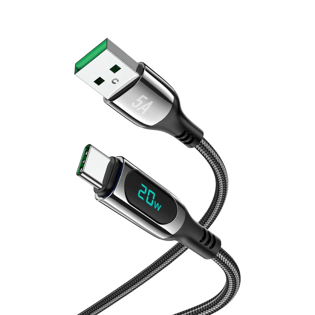 HOCO 5A USB-A to USB-C Extreme Fast Charging Cable