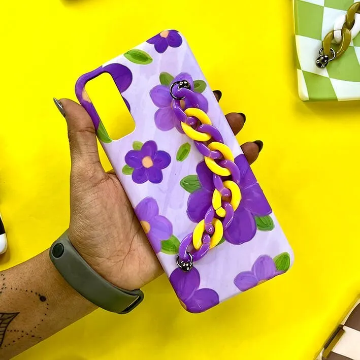 Honey Purple Yellow Chain Phone Cover