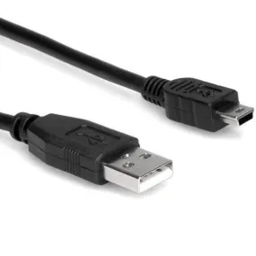 Hosa USB-206AM High Speed USB Cable, Type A to Mini-B 6ft