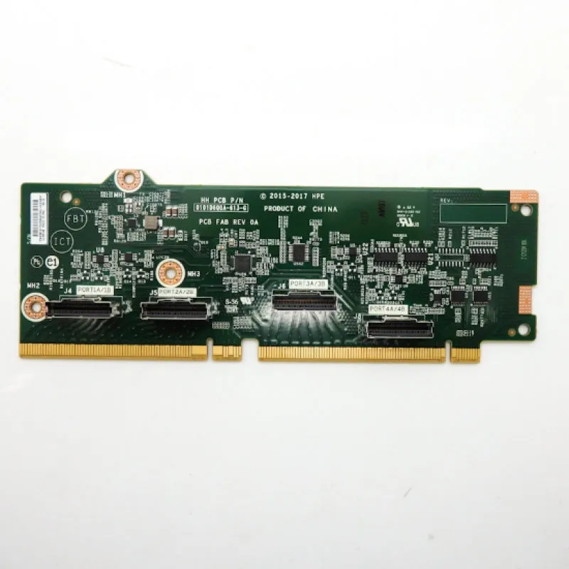 HPE PCI Riser Quad Slim SAS Board for Proliant DL380 Gen10 875087-001 851408-001