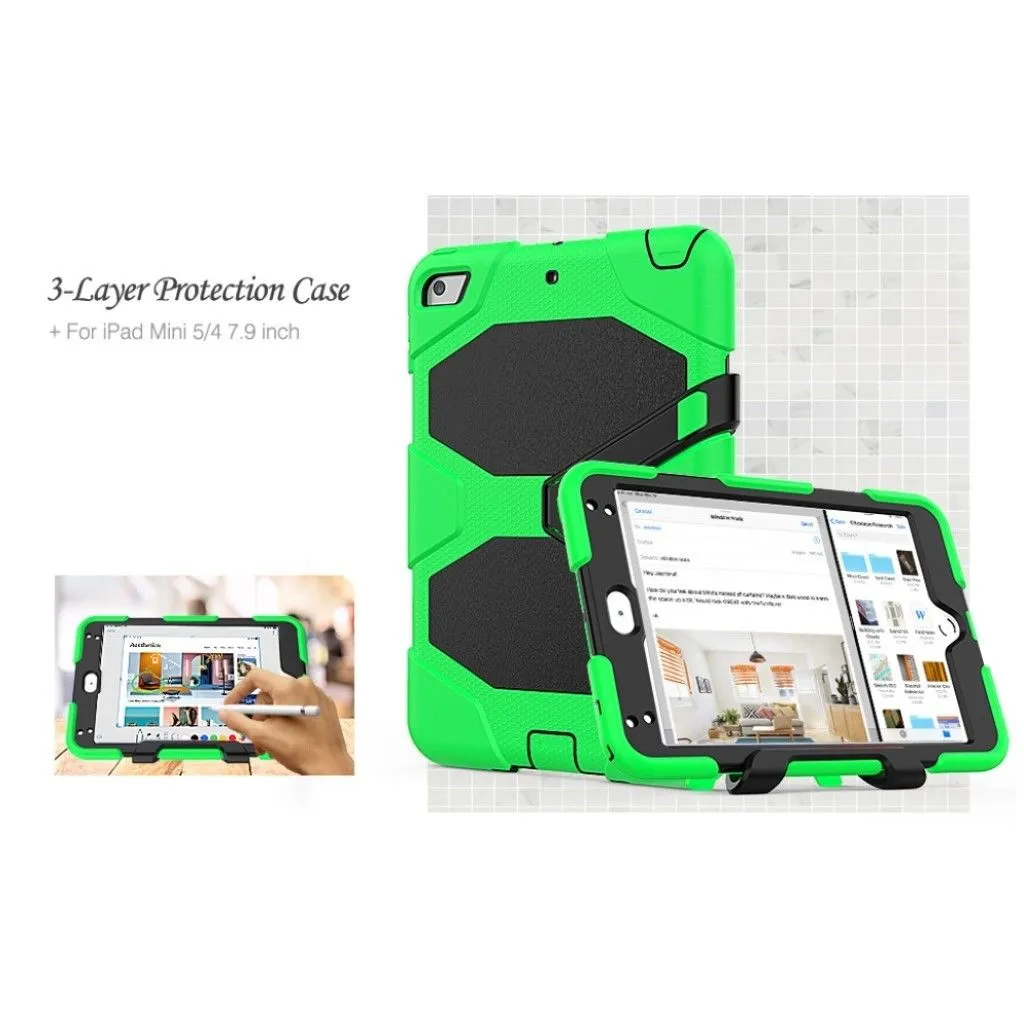 iPad Mini (2019) silicone combo case - Green